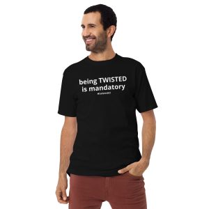 TWISTED, Men’s premium heavyweight tee