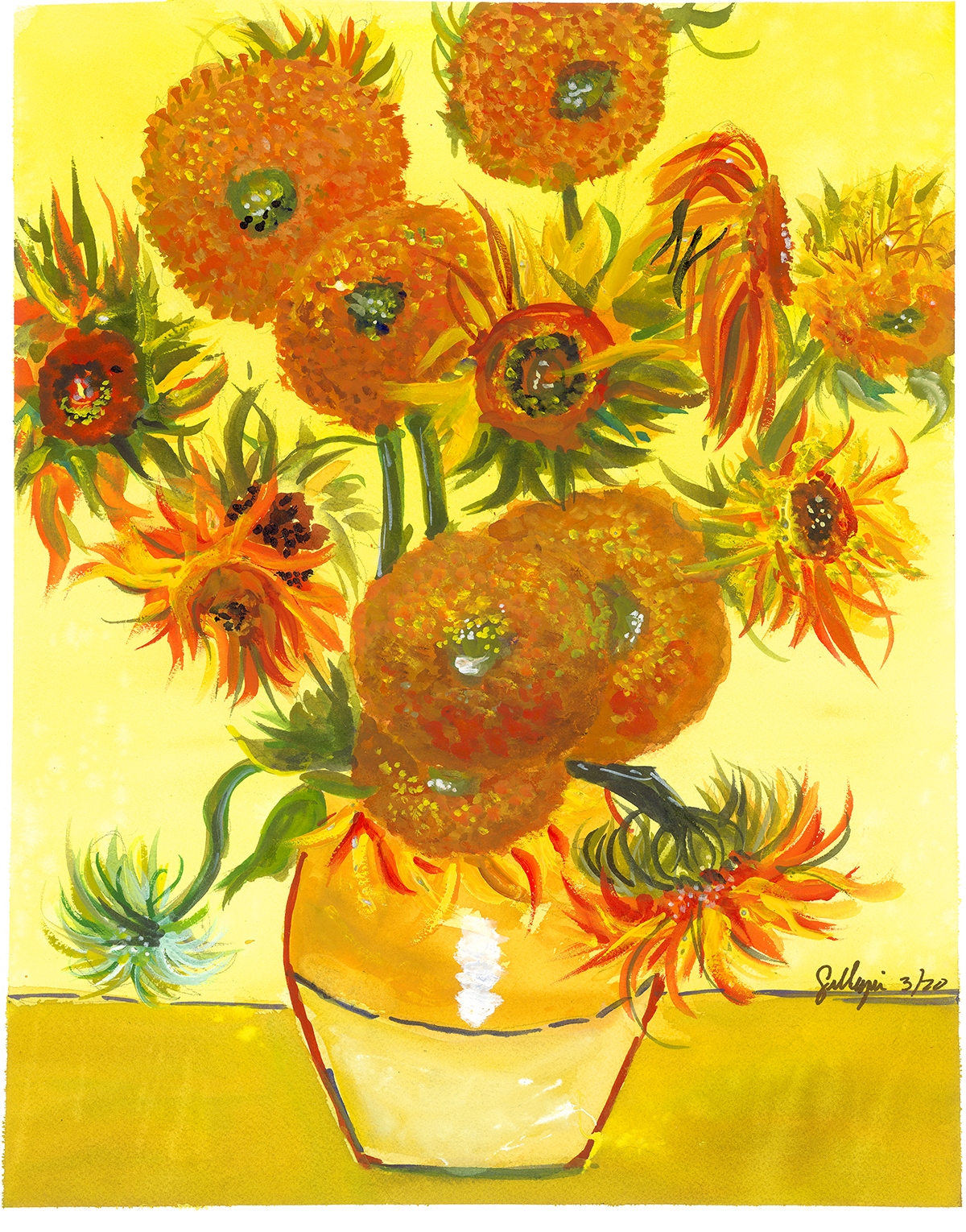 Sunflowers (Homage to Vincent)